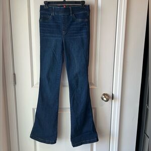 SPANX Dark Blue Flare Women's Jeans. Small